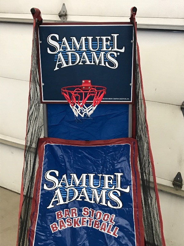 lot 137 image: New Samuel Adams Portable Bar Stool...