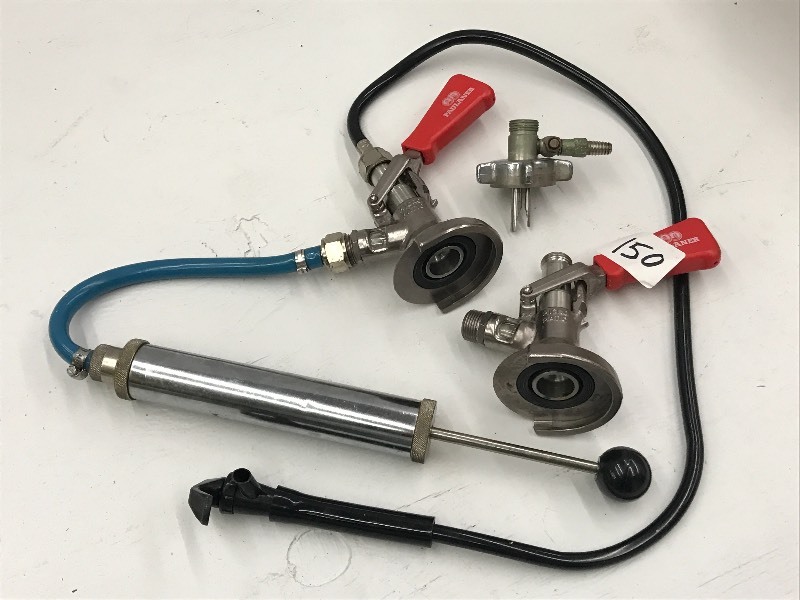 lot 150 image: Paulander Keg Tapper Set ...