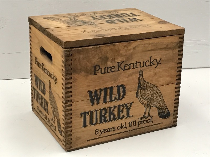 Wild Turkey Wooden Distillery Crate - Musthave Malts