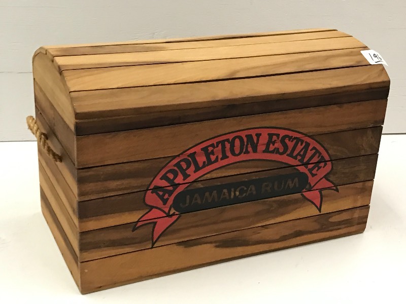 lot 196 image: Appleton Estate Jamaica Rum Wooden ...
