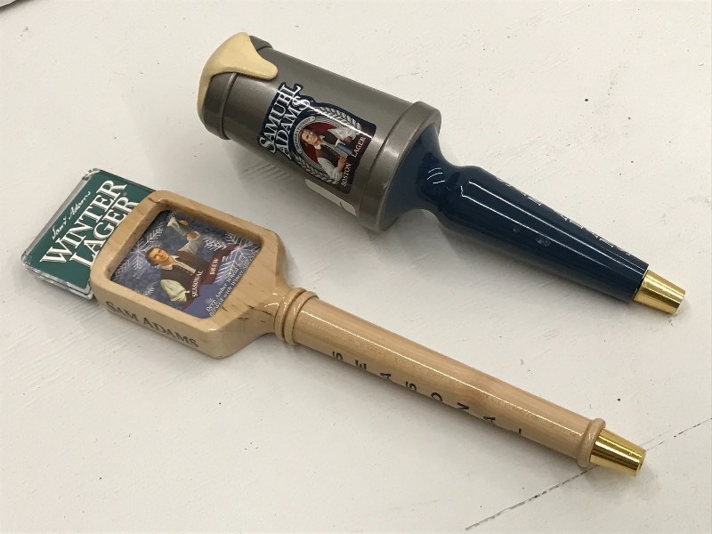 lot 201 image: Lot Of (2) Assorted Beer Tap Handle...