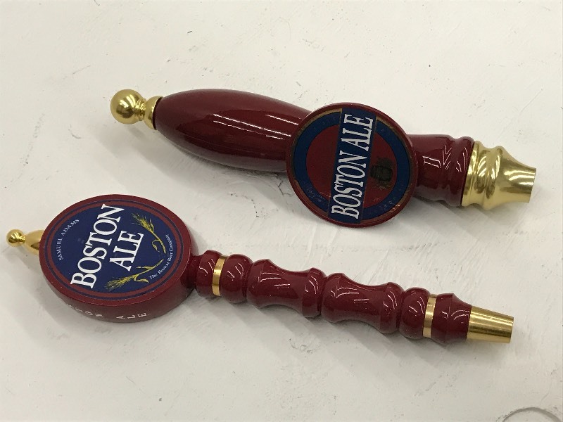 lot 202 image: Lot Of (2) Assorted Beer Tap Handle...