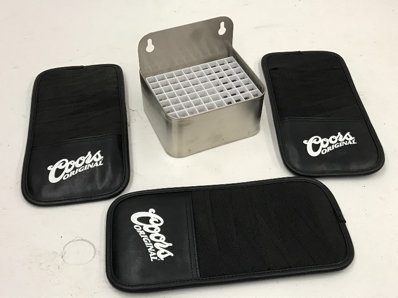 lot 211 image: Lot Of (3) Coors Light CD-Storage O...
