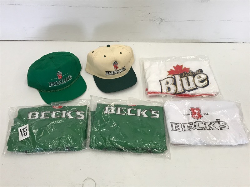 lot 220 image: Lot Of (4) Size XL Beer Logo T-Shir...