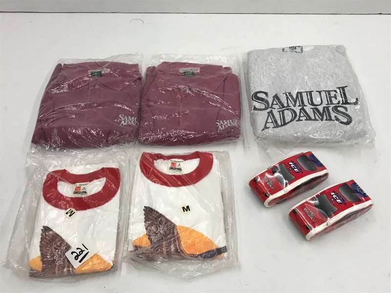 lot 221 image: Lot Of (7) Beer Logo Shirts, Sizes ...