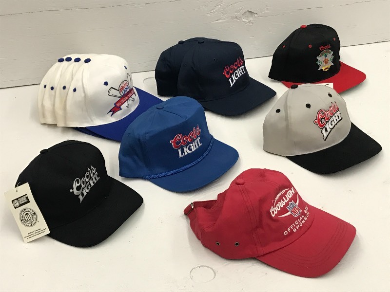 lot 225 image: Lot Of (11) Assorted Coors Light Ba...