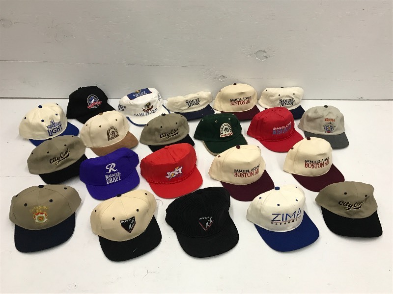 lot 227 image: Lot Of (20) Assorted Beer Logo Base...