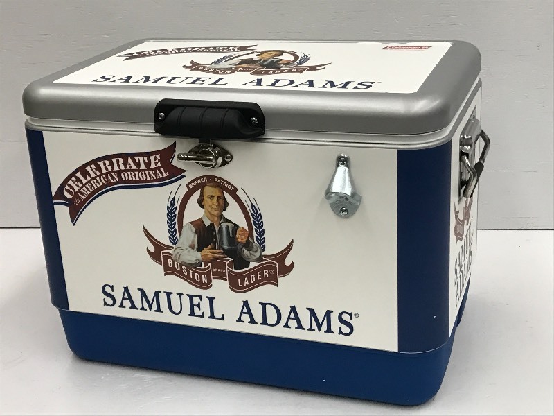 lot 234 image: Coleman 54-Quart Steel Cooler--Samu...