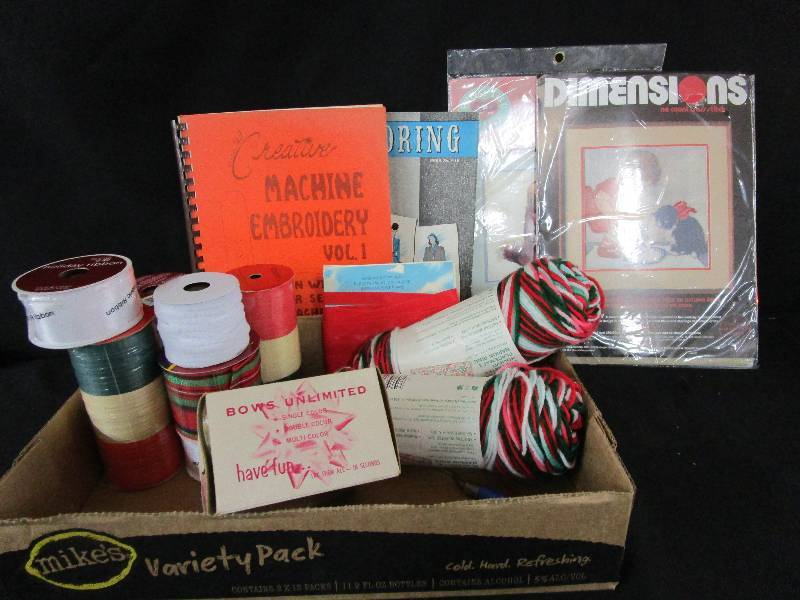 Ribbon, Yarn, Cross Stick