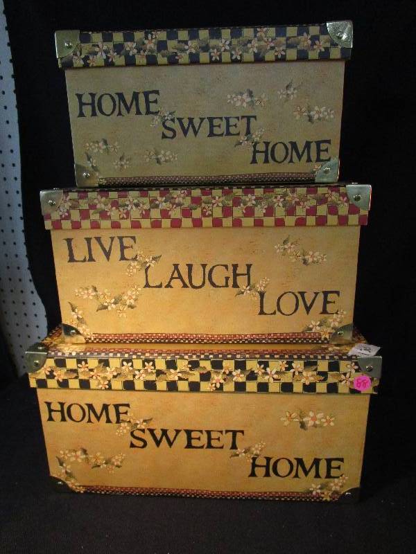 Nesting Boxes Largest is 15x10