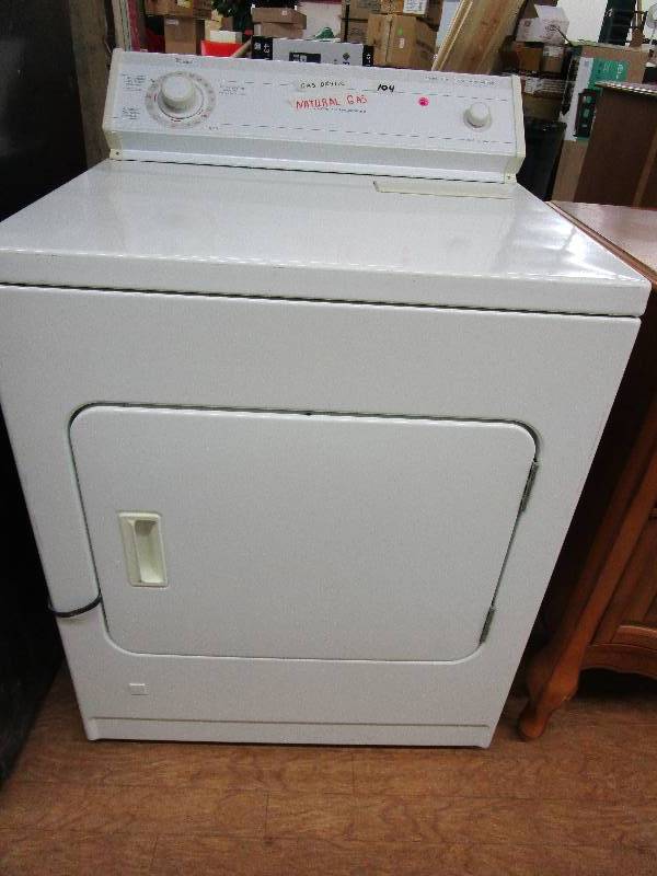 Whirlpool GAS Dryer - Heavy Duty - Extra Large Capacity - Tested & Works - 43 H, 29x25.5 W