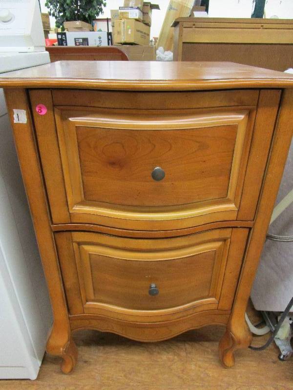 Wood Filing Cabinet - 3 H, 24x22 W