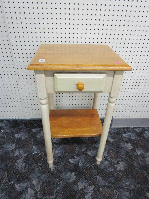 Wood Stand wDrawer - 28.75 H, 16.75 x 14.75 W
