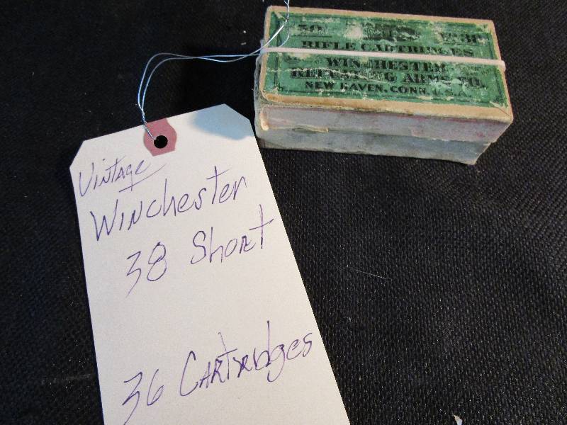 Vintage Winchester - 38 Short - 36 Cartridges