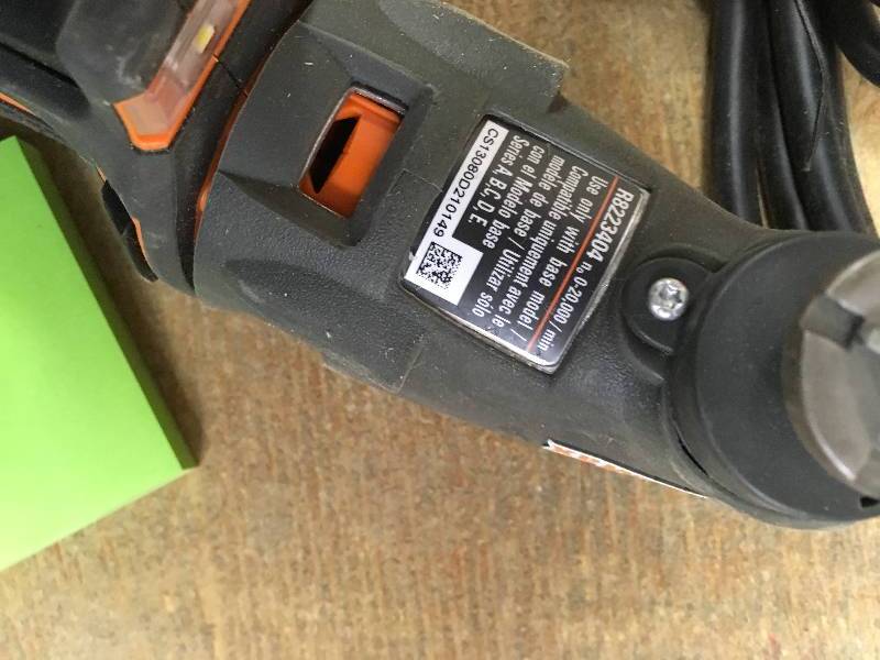 Ridgid 4 Amp Jobmax Multi-Tool used in working condition