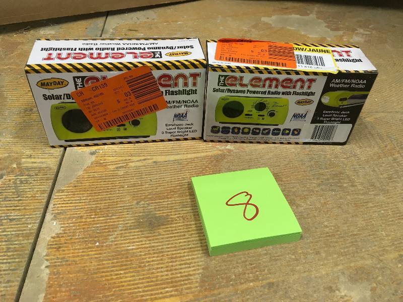 Yellow 10200The Element Dynamo Powered Solar Radio /& Flashlight with NOAA