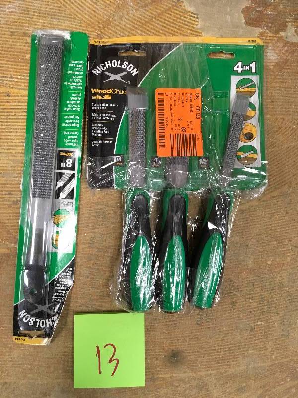 4 Nicholson Wood Rasps
