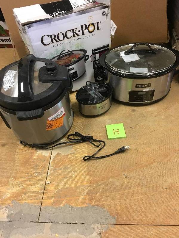 Crock-Pot Slow Cookers and Pressure Cooker