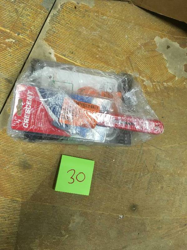 Lot Assorted Hand Tools and Ridgid 4 in Diamond Cup Wheel