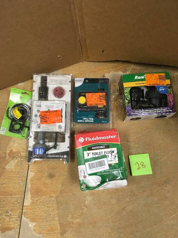 Lot Assorted Toilet Plumbing Parts