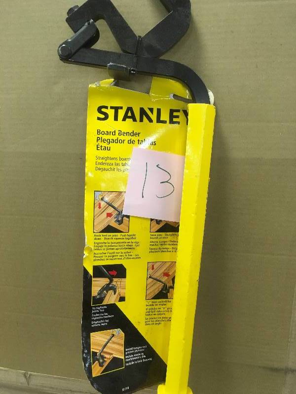 lot 13 image: Stanley 93-310 26- Inch Board Bender Deck Tool not used