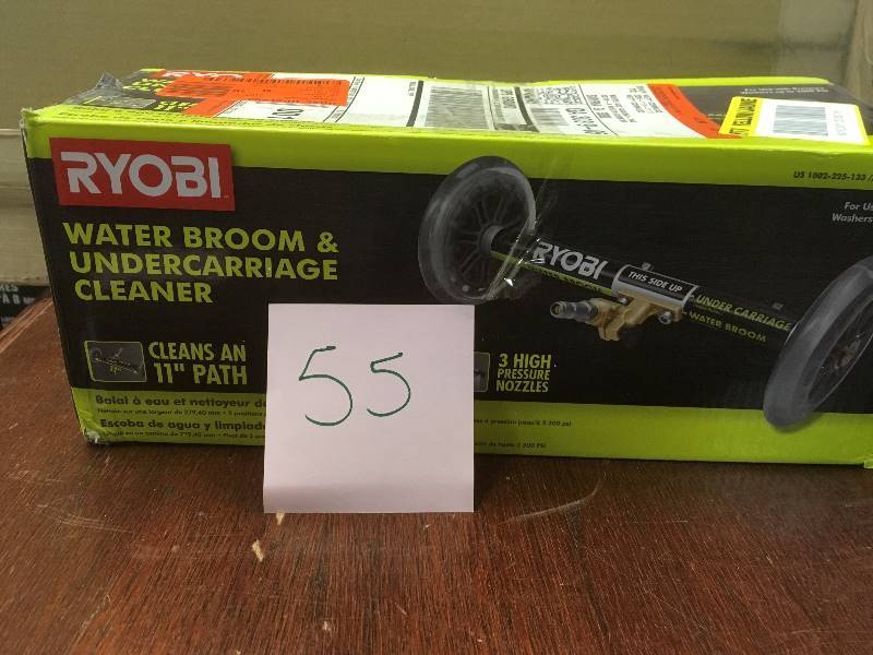 lot 55 image: Ryobi Water Broom and Undercarriage Cleaner For Pressure Washers
