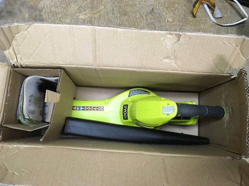 lot 66 image: Ryobi 18V Hybird Blower- Tool Only used in like new working condition