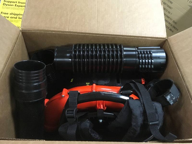 lot 69 image: Echo 234 MPH 756 CFM Gas Powered Backpack Leaf Blower not used