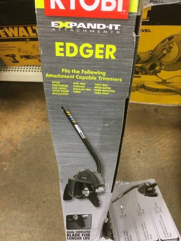 lot 86 image: Ryobi Expand-It Edger Attachment not used