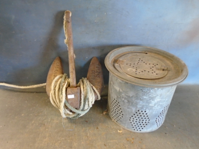 Minnow Bucket Liner and Boat Anchor