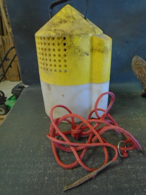 Minnow Bucket and Boat Anchor