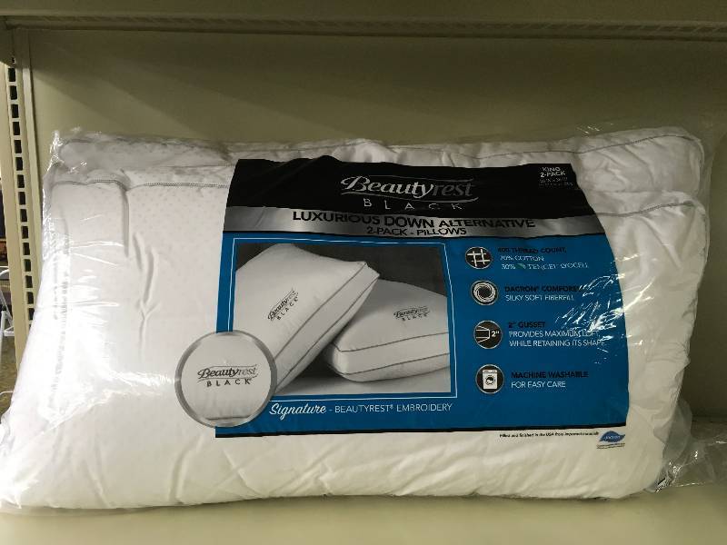 BEAUTYREST BLACK KING 2PK, MSRP $19.99