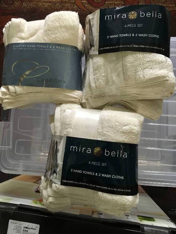 HAND TOWELS AND WASH CLOTHS