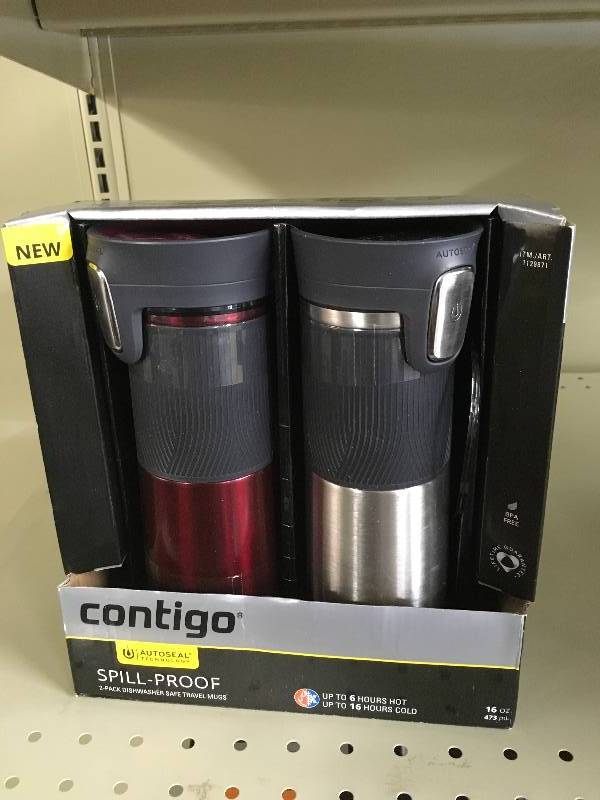 CONTIGO THERMAL MUGS, MSRP $18.99