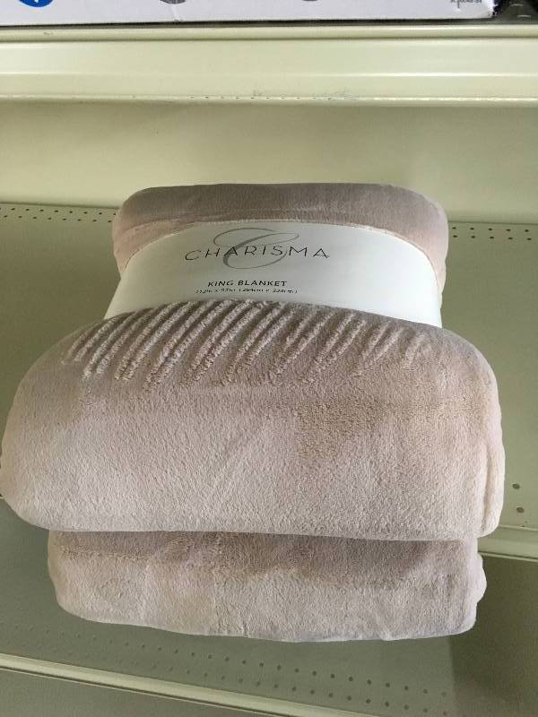 CHARISMA KING BLANKET, MSRP $15.99