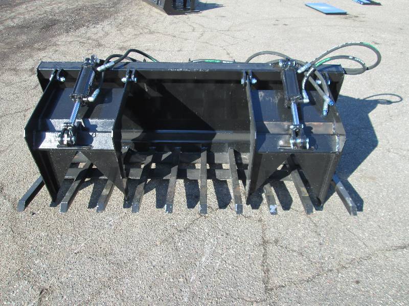 Brand New 6 Skid Steer Double Grapple - Bucket