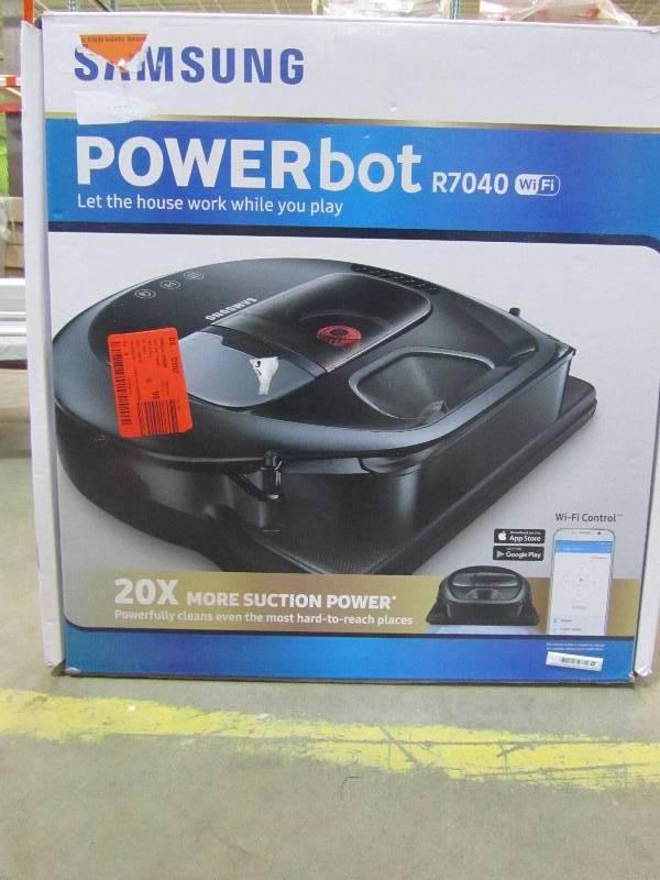 lot 13 image: Samsung POWERbot R7040 Robotic Vacuum Cleaner with Wifi