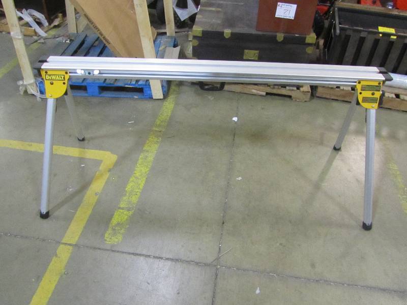 lot 29 image: DEWALT Heavy Duty Miter Saw Stand