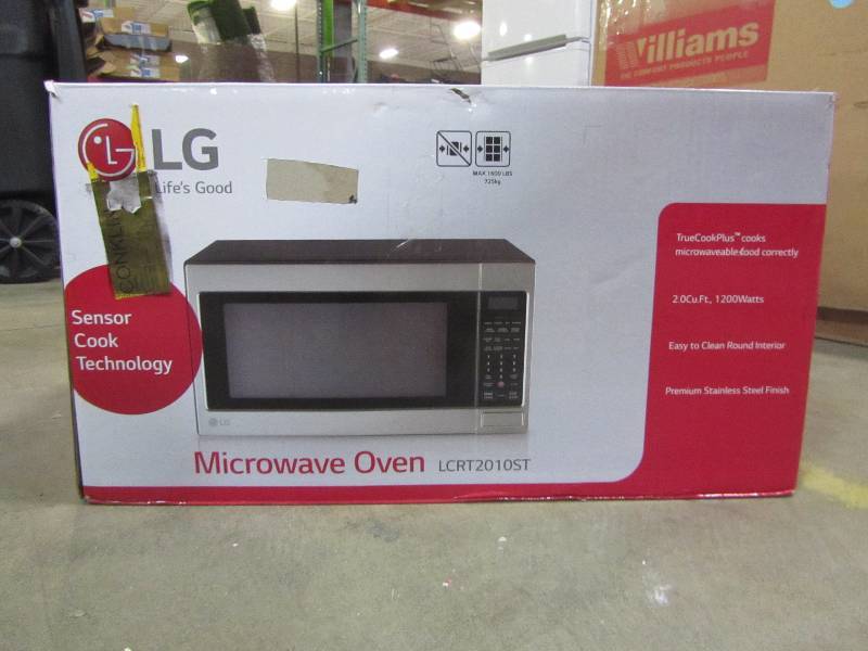 lot 70 image: LG Electronics 2.0 cu. ft. Countertop Microwave in Stainless Steel, Built-In Capable with Sensor Cooking