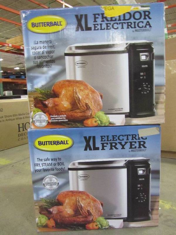 lot 71 image: Butterball MB23010618 XL Electric Fryer, Extra-Large (x2)
