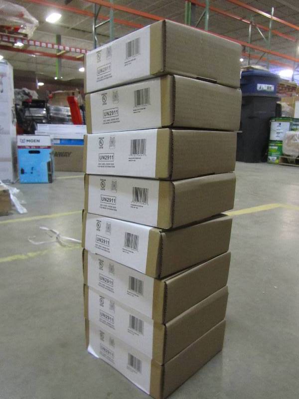 lot 135 image: Kidde KN-COSM-IB 120-Volt Hardwired Interconnectable Smoke and Carbon Monoxide Alarm with Voice Warning Battery Back-Up(x8)