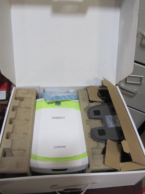 lot 143 image: Ecovacs DEEBOT SLIM Low-Profile Bare-Floor Robotic Vacuum Cleaner