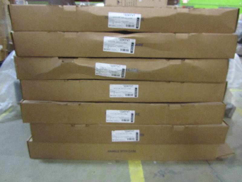 lot 159 image: Lithonia Lighting 2 ft. x 4 ft. LED Lensed Troffer with Acrylic Diffuser 4000K (x7)
