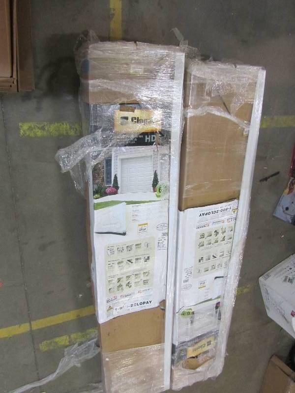 lot 168 image: Clopay Value Plus Series 9 ft. x 7 ft. 6.3 R-Value Insulated White Garage Door(x2)