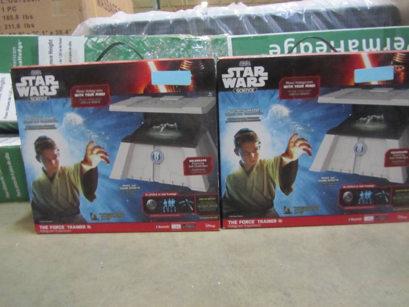 lot 197 image: Star Wars Science Force Trainer II Brain-Sensing Hologram Electronic Game (works with select iPad and Android Tablets) (x2)