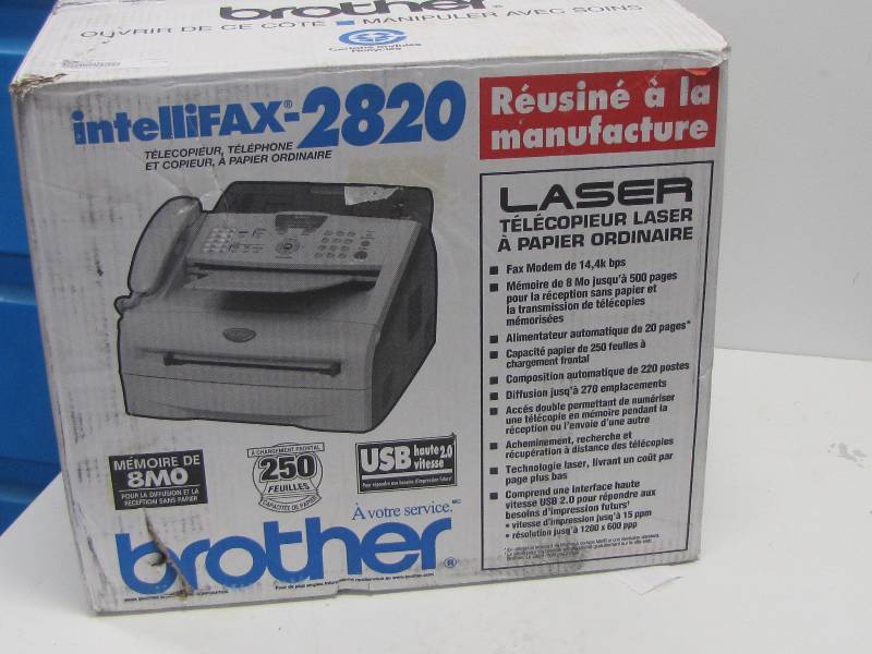 lot 7 image: Brother 2820 Fax machine