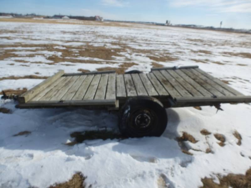 Farm Trailer Wood Deck