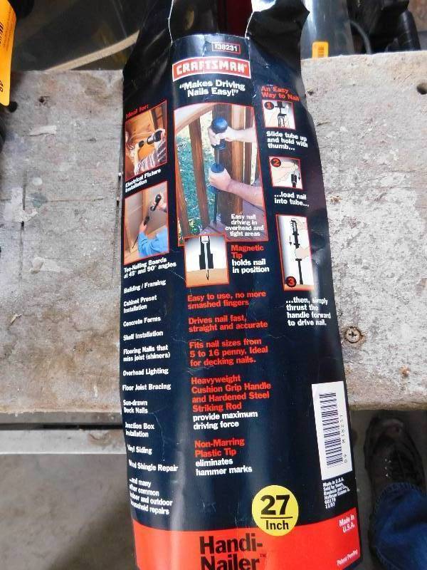 lot 48 image: CRAFTSMAN 27 HANDI NAILER