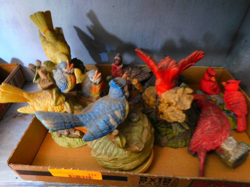 lot 273 image: BIRD FIGURINES