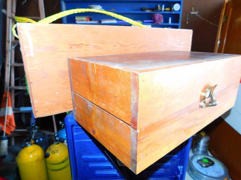 lot 111 image: WOODEN BOXES